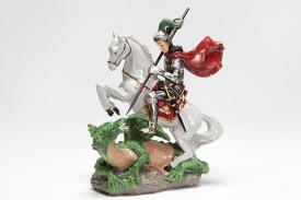 SANTOS Y ARCANGELES | FIGURA SAN JORGE 13 X 10,5 CM.