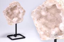 GEODA BLANCA CON BASE DE 6CM 13,5X7,5CM