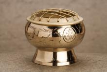 INCENSARIO DORADO SIMBOLO OM 5,5 CMS