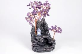 PORTAINCIENSOS | INCENSARIO REFLUJO 2 BONSAIS AMATISTA 20 X 9 CM.