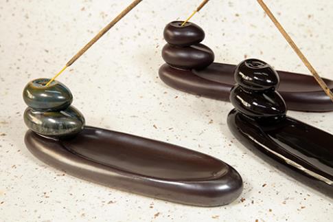 PORTAINCIENSOS | INCESARIO REFLUJO (EFECTO NIEBLA) CERAMICA 19,5X6,5CM