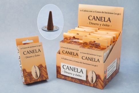 INCIENSOS KARMA 12 CONOS (22 GRM) DURACIN 30" | INCIENSO CANELA (DINERO Y EXITO) KARMA 12 CONOS