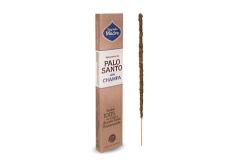 INCIENSOS SAGRADA MADRE | INCIENSO DE PALO SANTO CON CHAMPA (8 varillas de incienso)