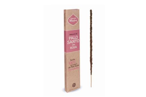 INCIENSOS SAGRADA MADRE | INCIENSO DE PALO SANTO CON ROSAS (8 varillas)