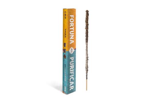 INCIENSOS SAGRADA MADRE | INCIENSO DUO YAGRA Y PALO SANTO - FORTUNA Y PURIFICACION (6 varillas)