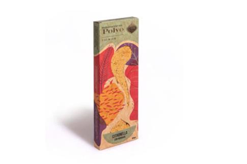 INCIENSOS SAGRADA MADRE | INCIENSO EN POLVO CITRONELA Y NARANJA 60 GR.