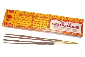 INCIENSOS NAG CHAMPA, GOLOKA Y PADMINI | INCIENSO GOLOKA NAG CHAMPA 16 GRMS (aprox. 15 varillas)