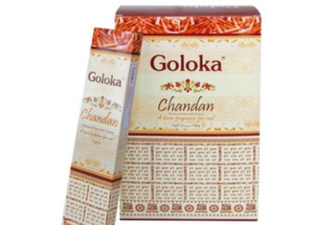 COMODIN | INCIENSO GOLOKA PREMIUM CHANDAN 15 GRMS (aprox. 15 varillas)