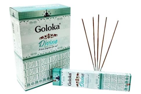 COMODIN | INCIENSO GOLOKA PREMIUM DIVINE 15 GRMS (aprox. 15 varillas)