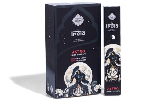 INCIENSOS SAGRADA MADRE | INCIENSO INDIA BLACK ASTRO (fuerza interior)