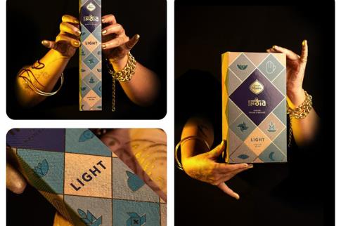 INCIENSOS SAGRADA MADRE | INCIENSO INDIA MASALA LUZ (GU�A ESPIRITUAL) 12UDS