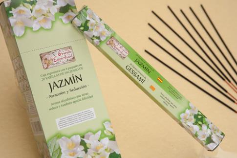 COMODIN | INCIENSO JAZMIN (ATRACCION Y SEDUCCI�N) HEXAGONAL 20 VARILLAS 26 G.