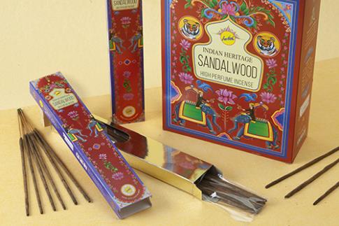 COMODIN | INCIENSO MASSALA SANDALO INDIAN HERITAGE 15GR