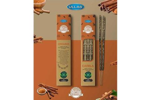 COMODIN | INCIENSO ORGANICO CANELA 25GRAMOS. (10 VARILLAS) (Para atraer riqueza y amor)