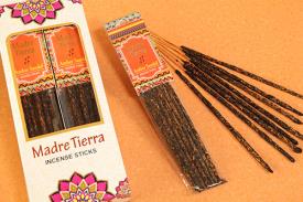 INCIENSOS ORGNICOS | INCIENSO ORGANICO MADRE TIERRA DE AMBAR Y SANDALO (8 varillas) (30 gr. aprox.)