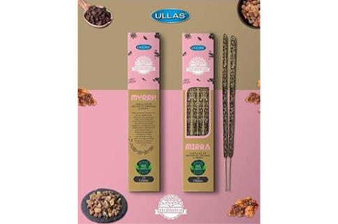 COMODIN | INCIENSO ORGANICO MIRRA 25GRAMOS. (10 VARILLAS) (Para purificacin y proteccin)