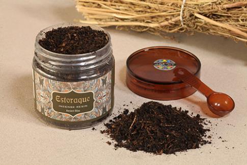 INCIENSOS EN GRANO | INCIENSO RESINA EN GRANO ESTORAQUE. TARRO DE 100G (INCLUYE CUCHARA MEDIDORA)