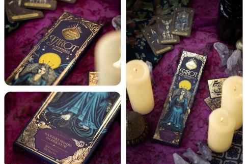 INCIENSOS SAGRADA MADRE | INCIENSO TAROT DE MARSELLA (S�ndalo y Ol�bano)