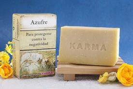 JABONES ARTESANOS KARMA | JABON AZUFRE 100gr. (Para limpiezas energticas)