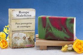 JABONES ARTESANOS KARMA | JABON ROMPE MALEFICIOS 100 gr. (Para romper magias negras)