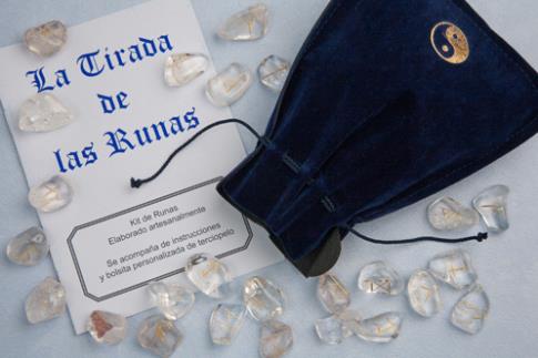 COMODIN | KIT RUNAS CUARZO TRANSPARENTE CON MANUAL DE INSTRUCCIONES