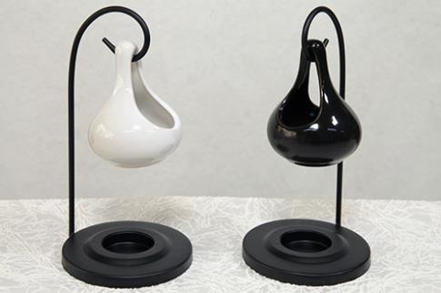 LAMPARILLAS QUEMAPERFUMES | LAMPARILLA QUEMAPERFUMES COLGANTE 10X20 cm. (COLORES SURTIDOS)