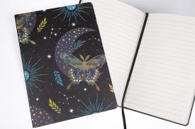 LIBRETAS, AGENDAS Y CALENDARIOS | LIBRETA GRANDE DISEO MARIPOSAS NOCTURNAS 29,5 X 20,5 CM. (MODELOS VARIADOS)