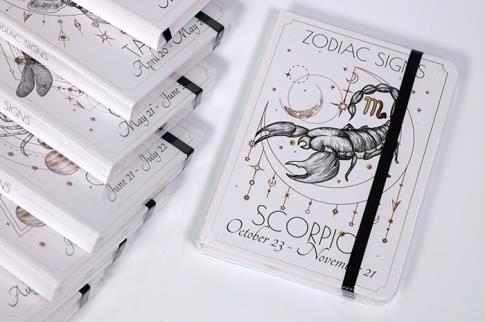 LIBRETAS, AGENDAS Y CALENDARIOS | LIBRETA PEQUEA ESCORPIO 14,5 X 10,5 CM.
