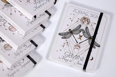 LIBRETAS, AGENDAS Y CALENDARIOS | LIBRETA PEQUEA GEMINIS 14,5 X 10,5 CM.
