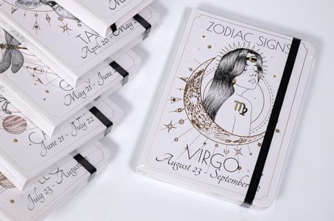 LIBRETAS, AGENDAS Y CALENDARIOS | LIBRETA PEQUEA VIRGO 14,5 X 10,5 CM.