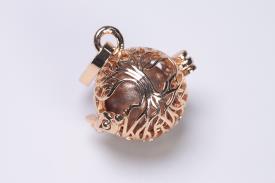 LLAMA ANGELES | LLAMA ANGELES COBRE COLOR DORADO ARBOL DE LA VIDA 2 CM.