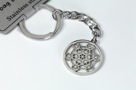 LLAVEROS | LLAVERO ACERO METATRON 2,5 CM.