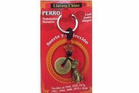 LLAVEROS | LLAVERO CHINO (PERRO) SUERTE Y PROT.  NACIDOS 1946, 1958, 1970, 1982, 1994, 2006, 2018 Y 2030