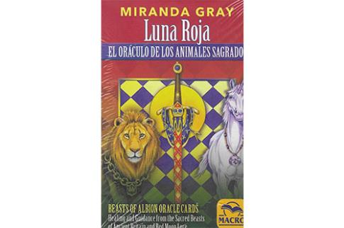 LIBROS DE TAROT Y ORCULOS | LUNA ROJA: EL ORCULO DE LOS ANIMALES SAGRADOS (Libro + Cartas)