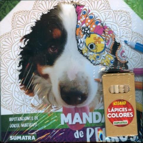 LIBROS DE MANDALAS | MANDALAS DE PERROS (Libro + Colores)