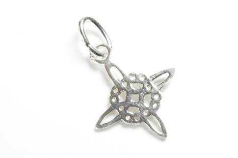 COLGANTES | NUDO DE BRUJAS PLATA 1,2 CM. APROX.