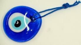 AMULETOS Y TALISMANES | OJO TURCO DE CRISTAL 5.5 CM.