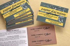 CARBONES Y COMPLEMENTOS | PAPEL DE ARMENIE (Librito suelto)