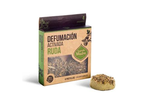 INCIENSOS SAGRADA MADRE | PASTILLA DEFUMACION ACTIVA RUDA (4 unidades)