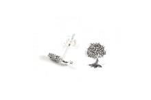 PENDIENTE DE PLATA ARBOL DE LA VIDA 7 mm (pareja) PENDIENTE DE PLATA ARBOL DE LA VIDA 7 mm (pareja)