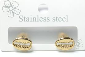 PENDIENTES | PENDIENTES ACERO DORADO BUCIO 1,1 X 0,7 CM