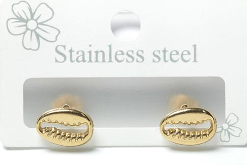 PENDIENTES | PENDIENTES ACERO DORADO BUCIO 1,1 X 0,7 CM