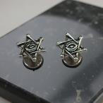 PENDIENTES ACERO ESTRELLA DE DAVID CON OJO DIVINO