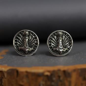 JOYERIA | PENDIENTES ACERO MARTILLO DE THOR