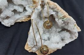 COLLARES, PULSERAS, PENDIENTES Y ANILLOS | PENDIENTES BRONCE FLOR DE LA VIDA 1.8 CM.