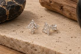 PENDIENTES | PENDIENTES PLATA NUDO DE BRUJA PEQUE�O