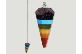 PENDULOS Y VARILLAS RADIESTESIA | PENDULO FACETEADO CHAKRA