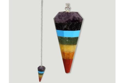 PENDULOS Y VARILLAS RADIESTESIA | PENDULO FACETEADO CHAKRA