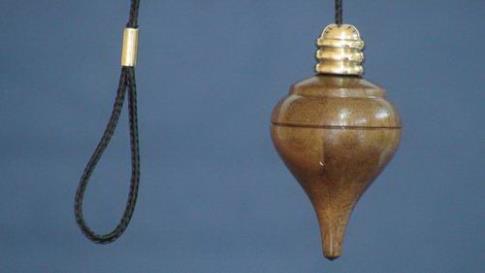 PENDULOS Y VARILLAS RADIESTESIA | PENDULO MERMET MADERA DE TEKA 4 CM