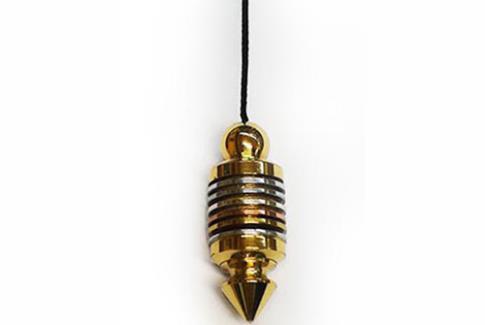 PENDULOS Y VARILLAS RADIESTESIA | PENDULO METAL SIETE METALES 4 CM